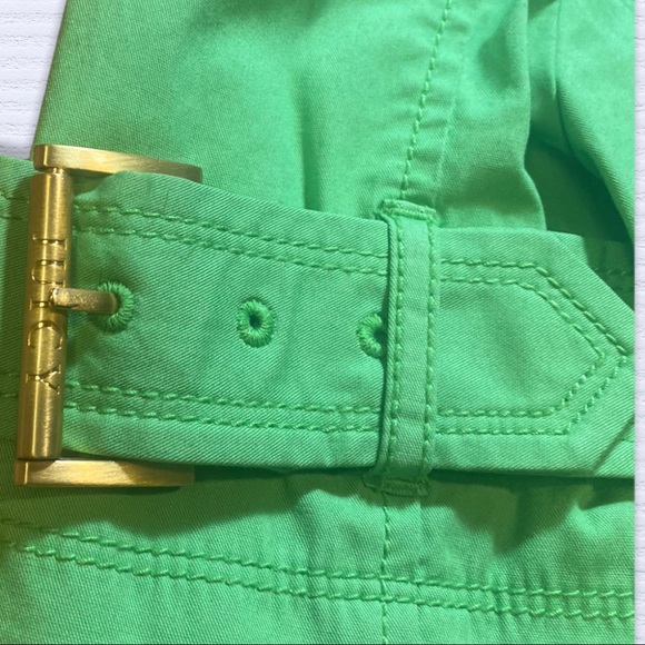Juicy Couture crop belted short sleeve trench - Picture 10 of 14